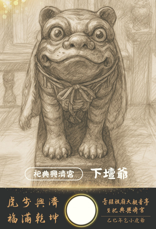 恭祝虎爺聖誕！祀典興濟宮「乞虎．祈福」盛大舉行 限量興福餅首亮相