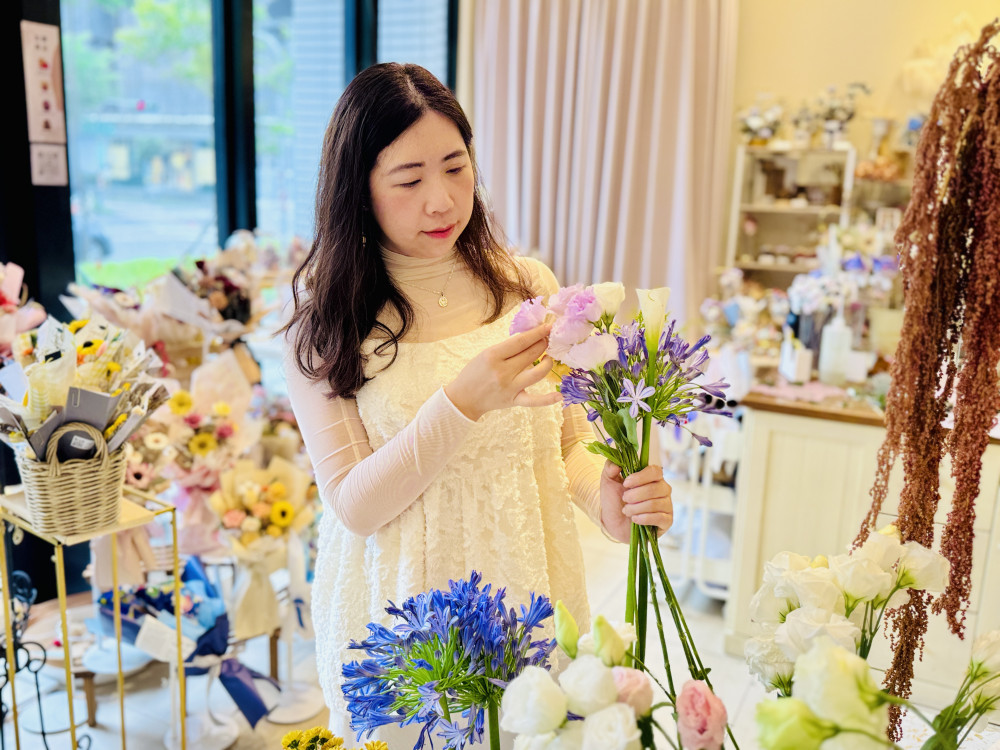 7年級闆娘微創鳳凰貸款助攻創業夢！打造永康人氣花藝店