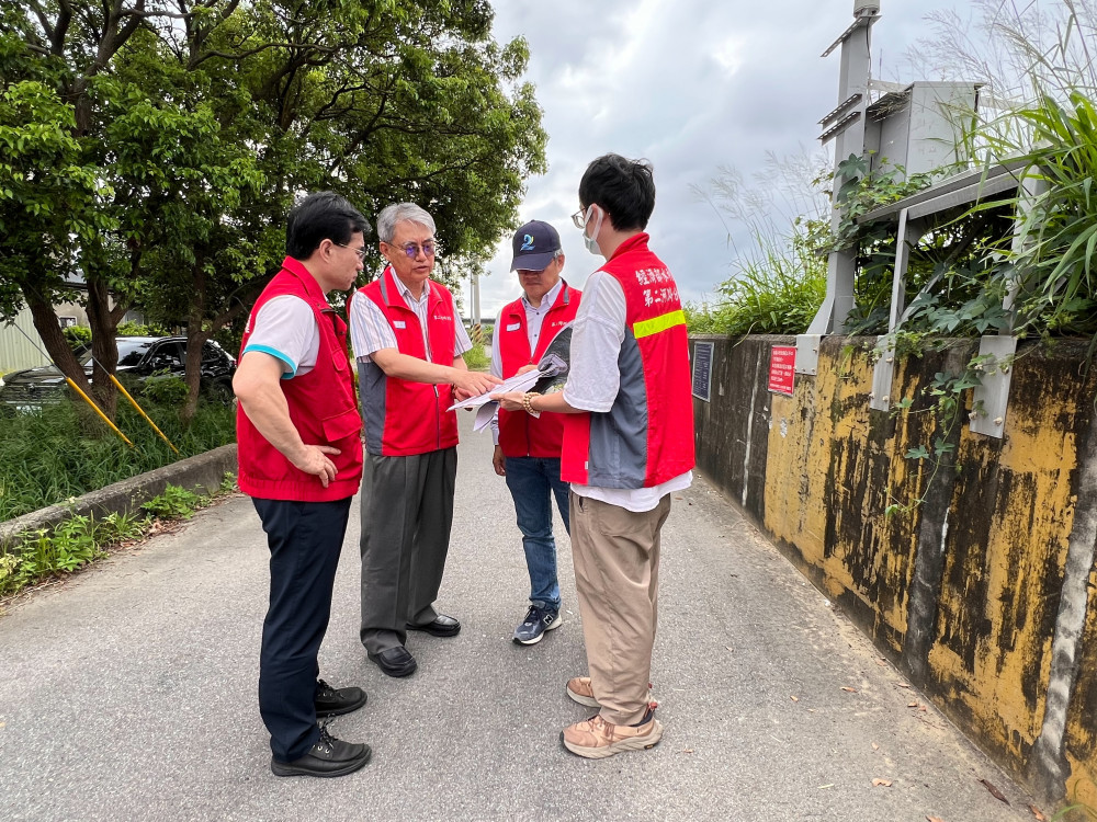 強化汛期整備保障民眾生命　水利署長林元鵬視察中港溪頭份米粉街防汛