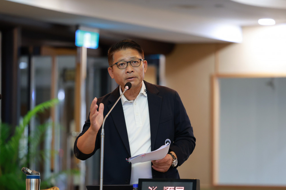 台南市議員郭鴻儀要求檢討 仁德全民運動館預算追加到1.9億元