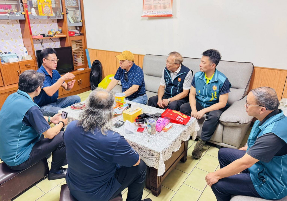 苗栗榮服處感謝仁美文教基金會關懷榮民眷