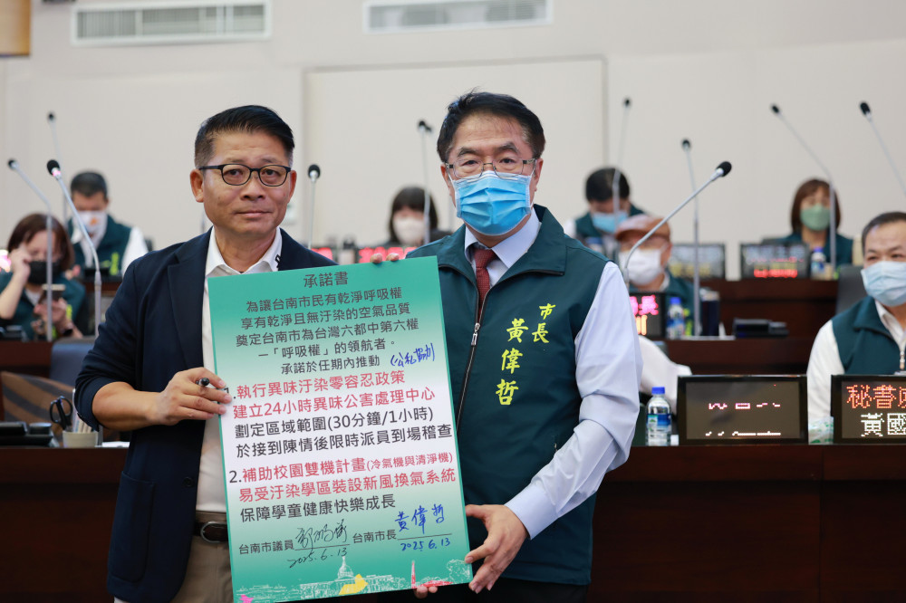 台南市議員郭鴻儀要求檢討 仁德全民運動館預算追加到1.9億元