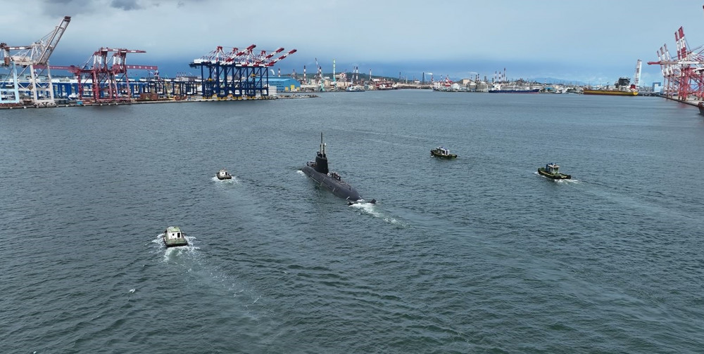 「海鯤軍艦」第二次海試成功  台船公司展現國艦國造實力