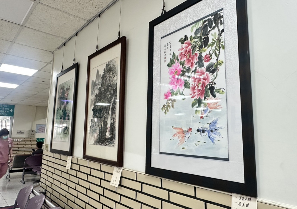 嘉義榮院門診化身心靈美術館 醫療結合藝術帶來不一樣療癒