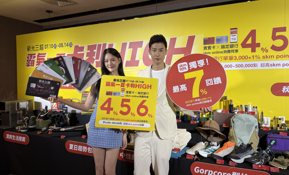 新光三越高雄三多店推出《霸氣一夏 卡利HIGH》暑期強檔活動！