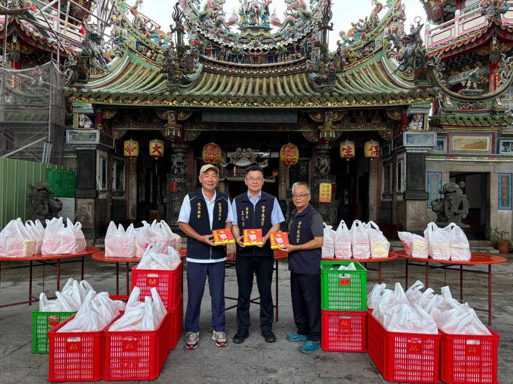 風災沒飯吃！學甲慈濟宮及董座各支援災區偏遠部落1500個便當