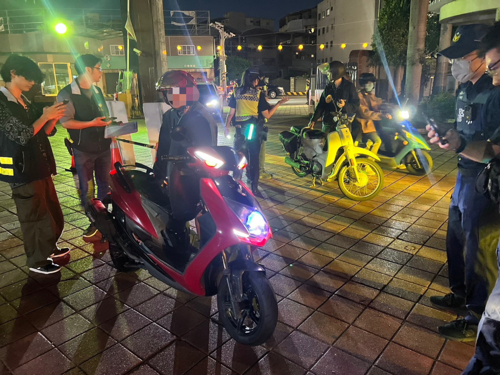 暑期專案 南警環監聯合稽查打擊噪音車