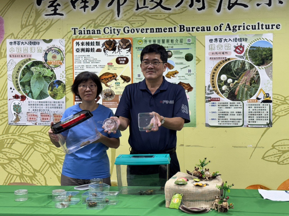 維護生態好環境 外來種蛙類防治移除 