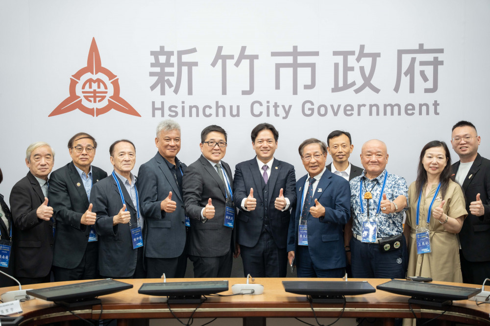 亞洲台灣商會聯合總會來訪　強化亞太與竹市緊密連結面對美國關稅衝擊