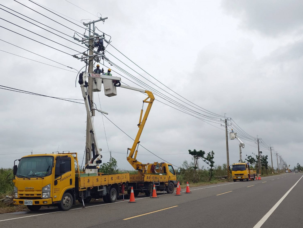 台電災後拚復電 全台調度全力以赴