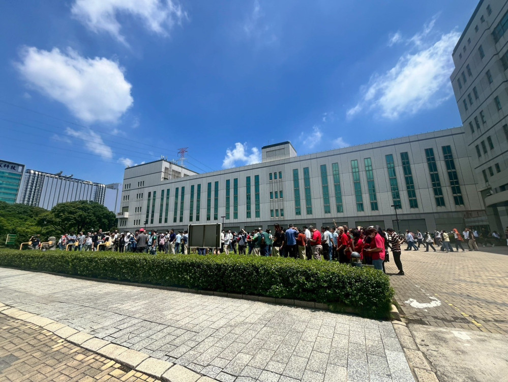 守護園區及市民財產安全　竹市消防局攜手友達光電辦火災搶救演練