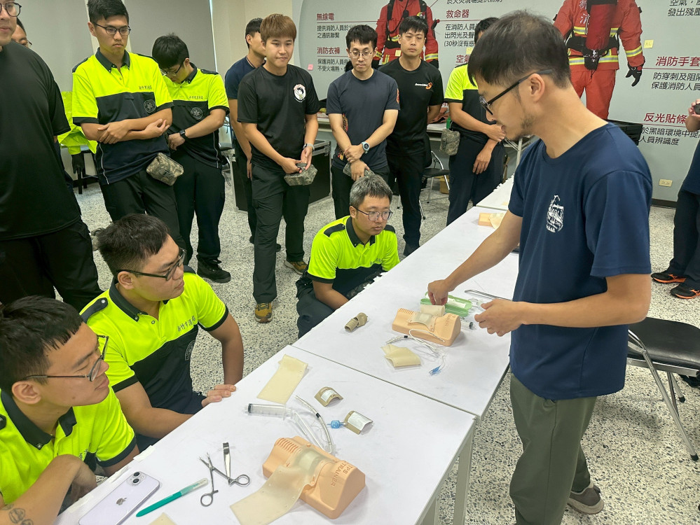 提升城市韌性　竹市84名消防員完成戰術急救訓練強化高風險應變力