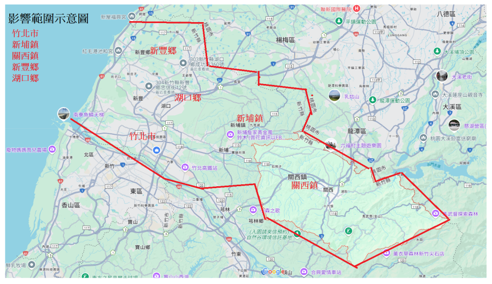 竹縣5鄉鎮市瓦斯管線巡漏　新竹瓦斯7月22日加重嗅劑籲請民眾注意
