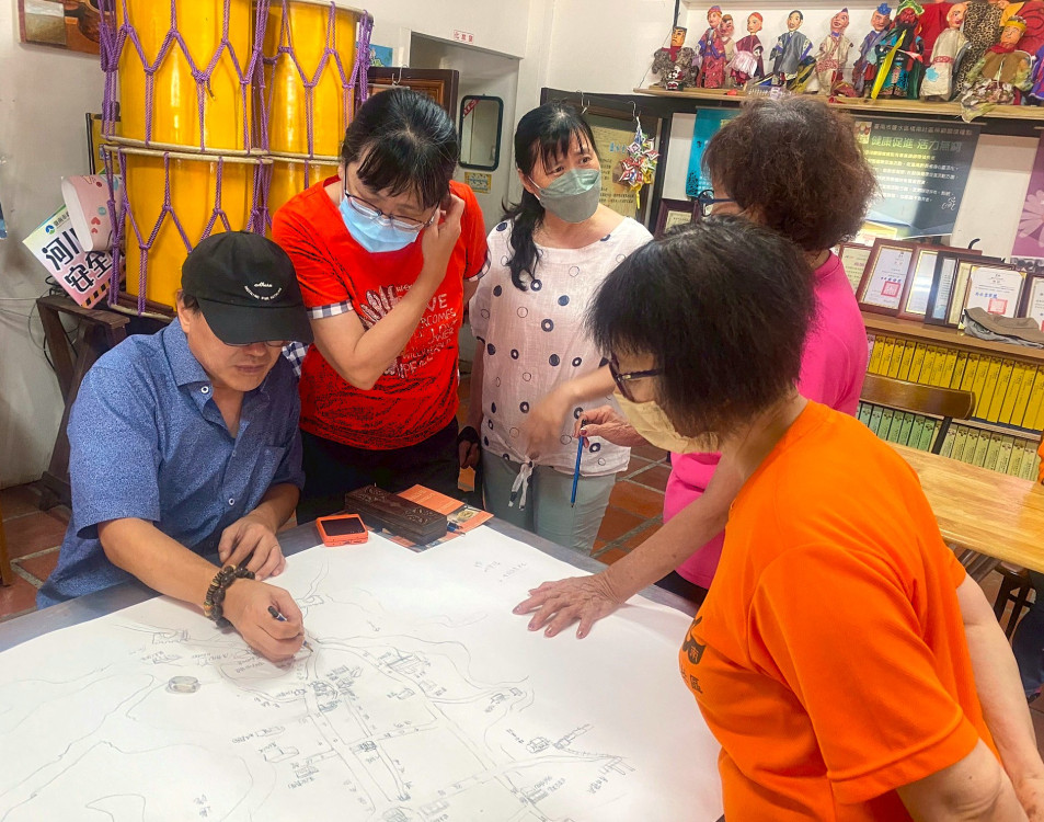 南臺科大USR月津導覽培訓 以社區長者講古憶當年為主軸