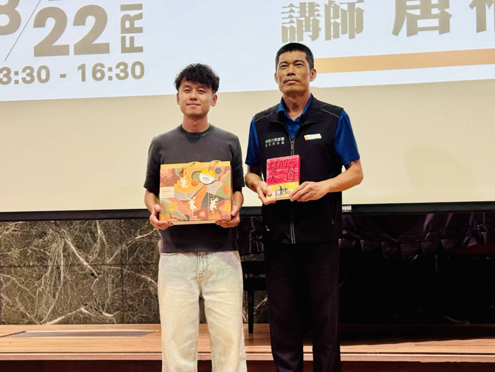 唐福睿從律師到導演 南分署名人講座分享跨界心路