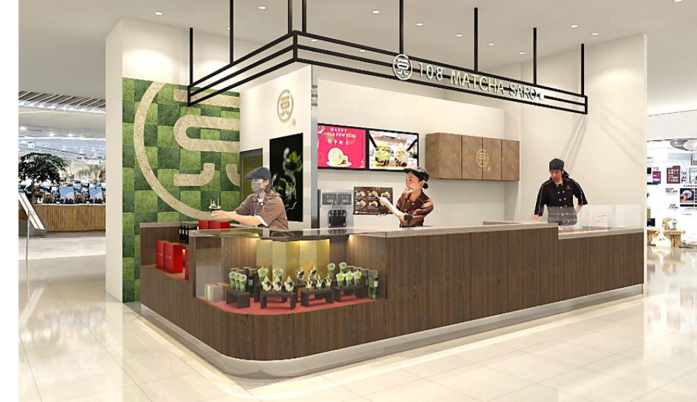 一〇八抹茶茶廊聯名推新品 臺南新店即將試營運