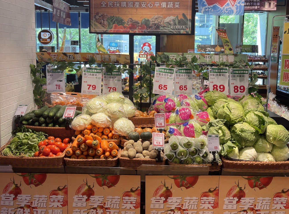 農糧署持續加強調配蔬菜 推動直銷賣場及平價蔬菜專區