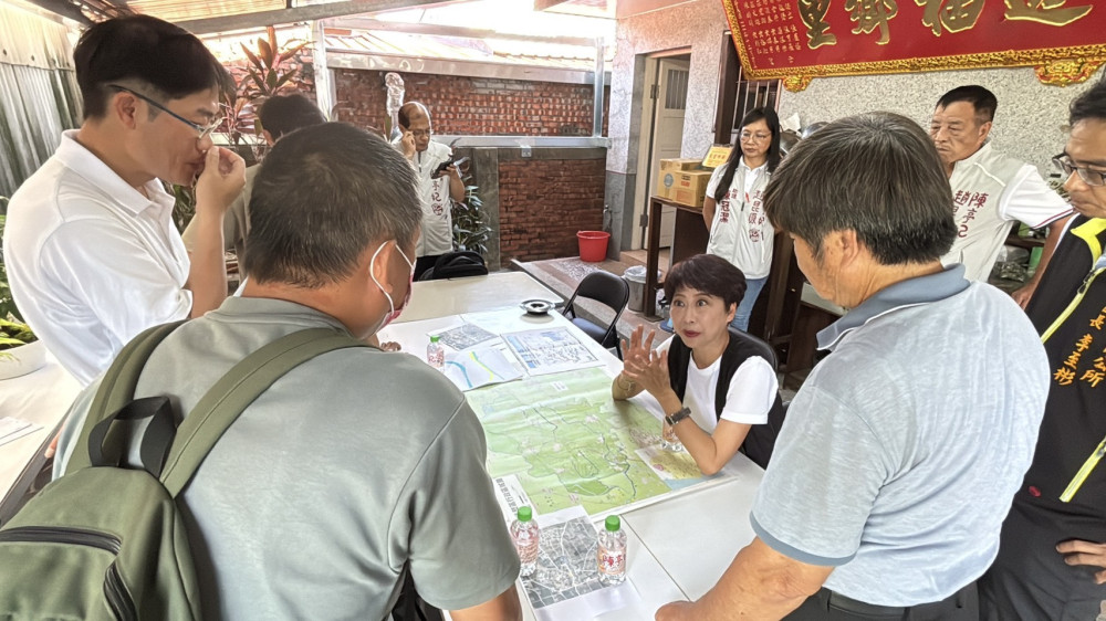 台南菁寮遭豪雨侵襲 立法委員陳亭妃召集會議擬治水方案