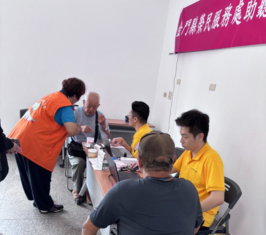 金門榮服處關懷長輩聽力健康 辦助聽器巡迴服務 