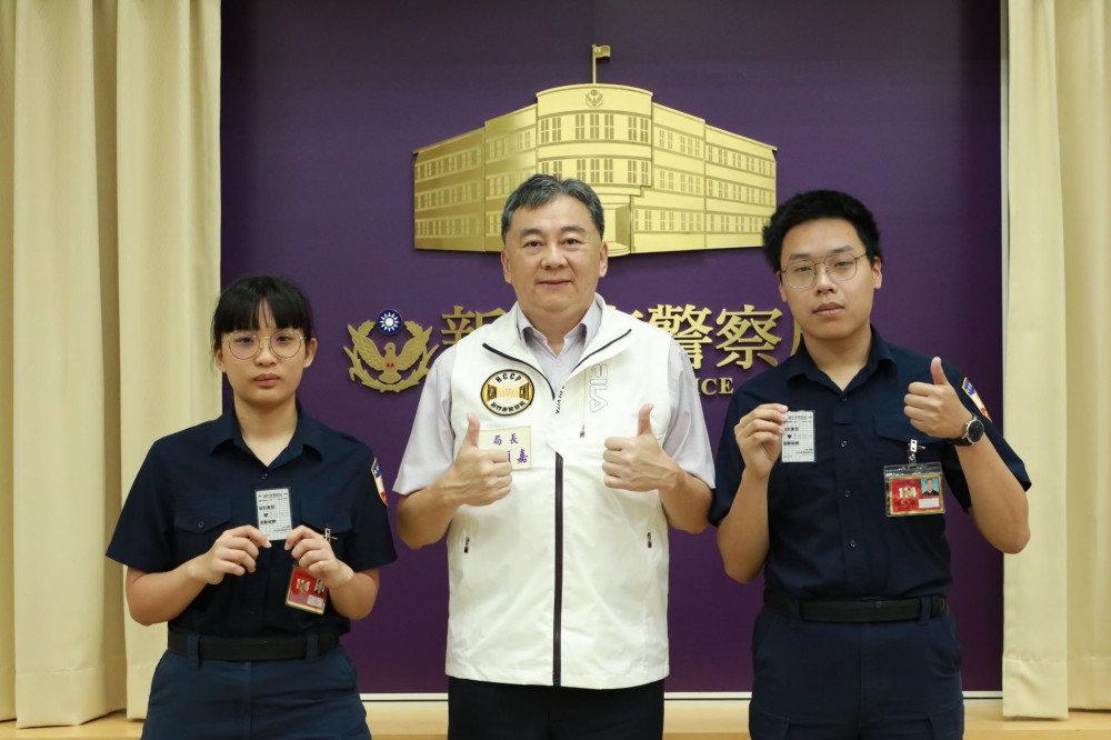 用心培育、薪火相傳　竹市警局長許頌嘉肯定警大實習生認真表現