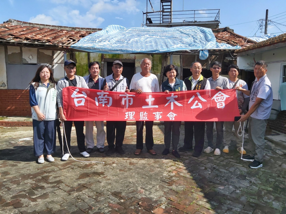 丹娜絲颱風重創溪北，台南市政府積極推動災後重建