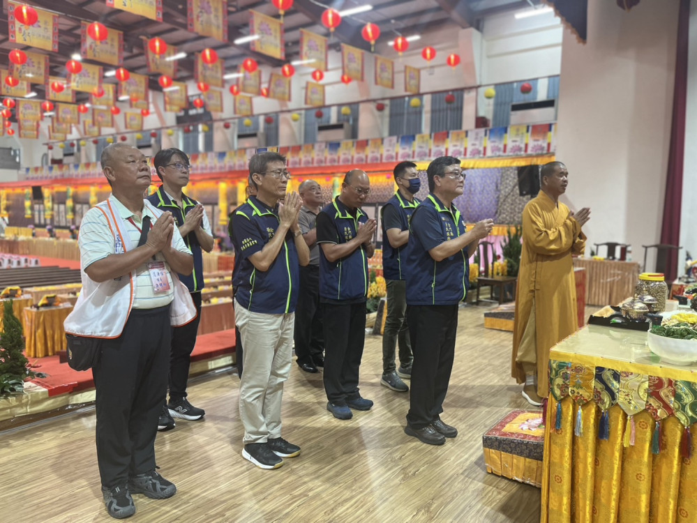 金門榮服處團隊參拜祭祀兩岸和平消災祈福超薦水陸大法會
