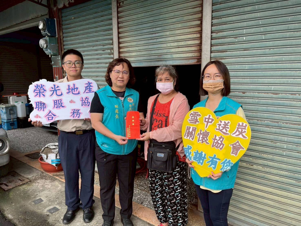 嘉義榮服處災後關懷不間斷 實地慰問關懷榮民眷