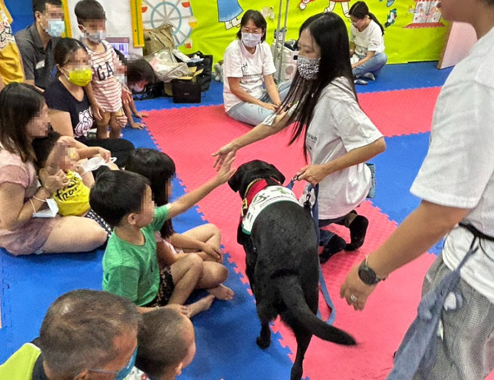 陪伴犬助孩子療育成長  草療辦與狗相癒家屬座談會