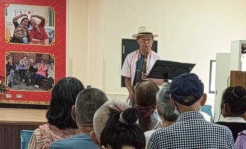 臺南榮家慶祝父親節 為住民長輩奏記憶旋律