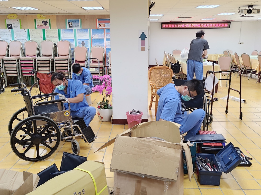 佳里榮家攜手北榮身障重建中心 辦榮民輔具保養維修服務