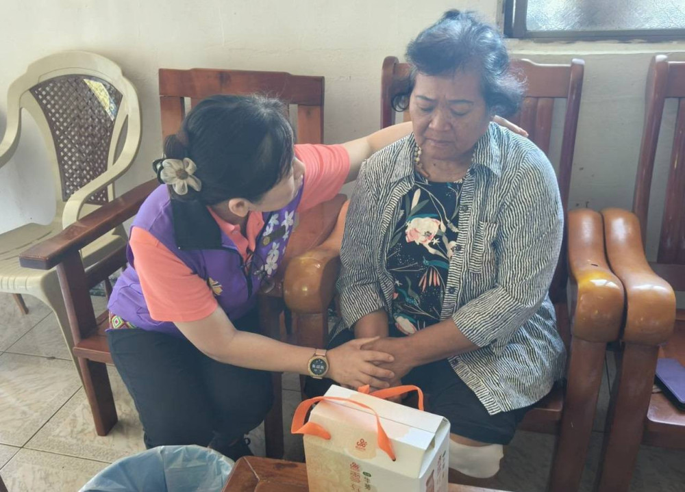 花蓮榮服處及時慰問關懷颱風撤離榮民眷