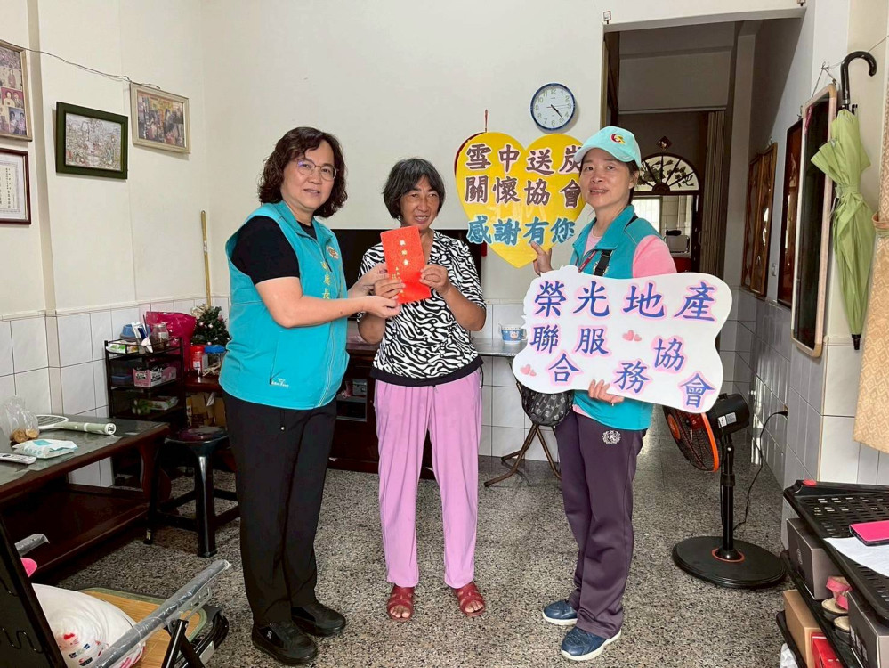 嘉義榮服處災後關懷不間斷 實地慰問關懷榮民眷