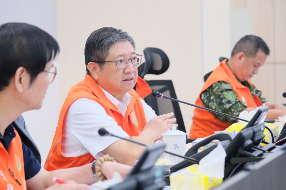 因應楊柳颱風影響　竹縣長楊文科主持整備會議開設三級災害應變中心