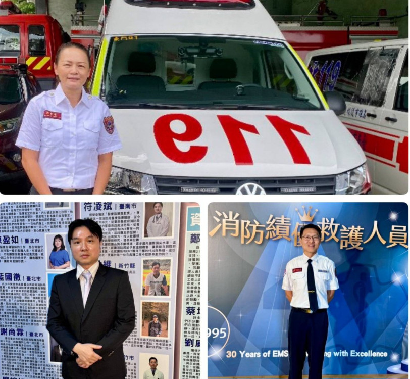南市消與醫療攜手勇奪消防署績優救護人員殊榮