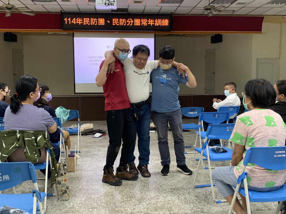 臺南市中西區 114 年民防訓練開跑 2 天課程學 CPR、防空避難