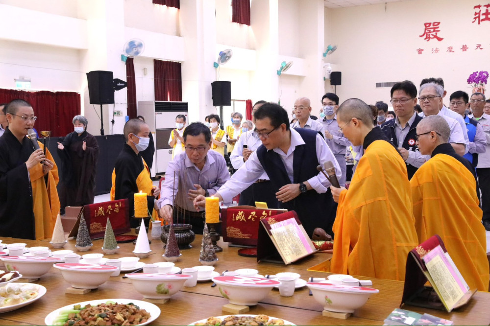中油大林煉油廠舉辦中元祈福法會　祈願地方平安、廠務順利