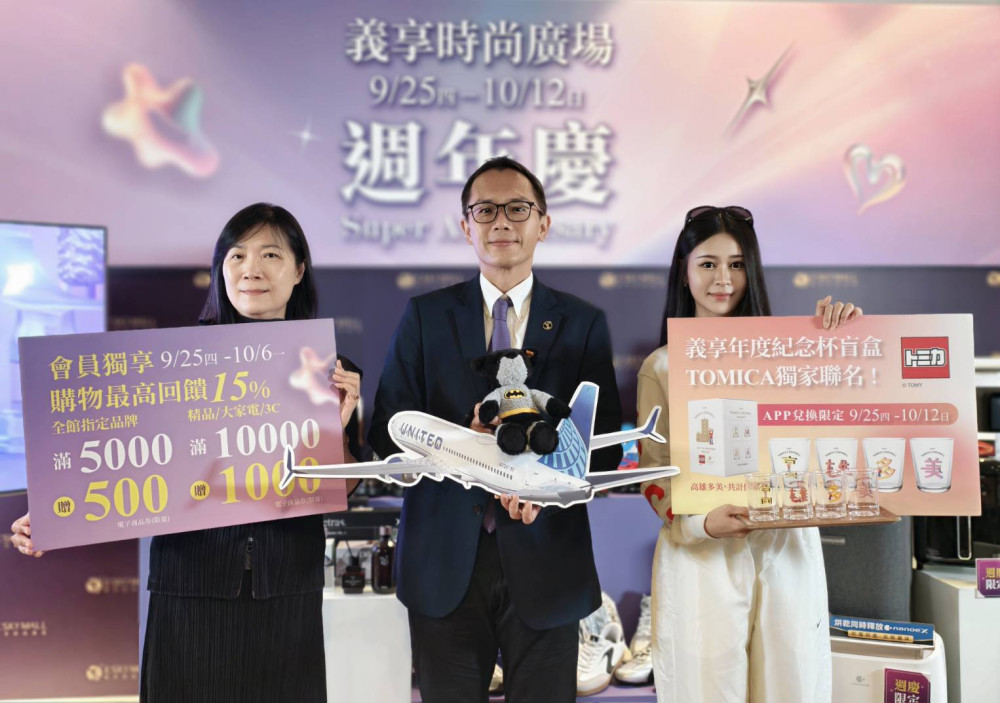 【義享時尚廣場】週年慶15％超高回饋 美國雙人機票等你抽！