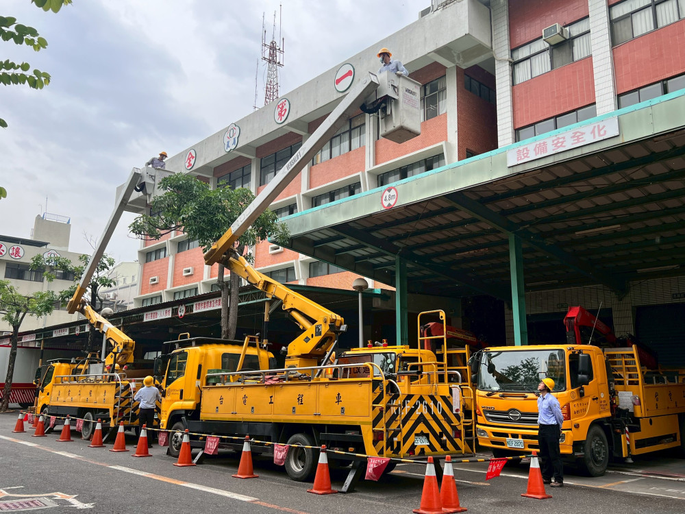 樺加沙颱增強！台電新營區處：全力戒備