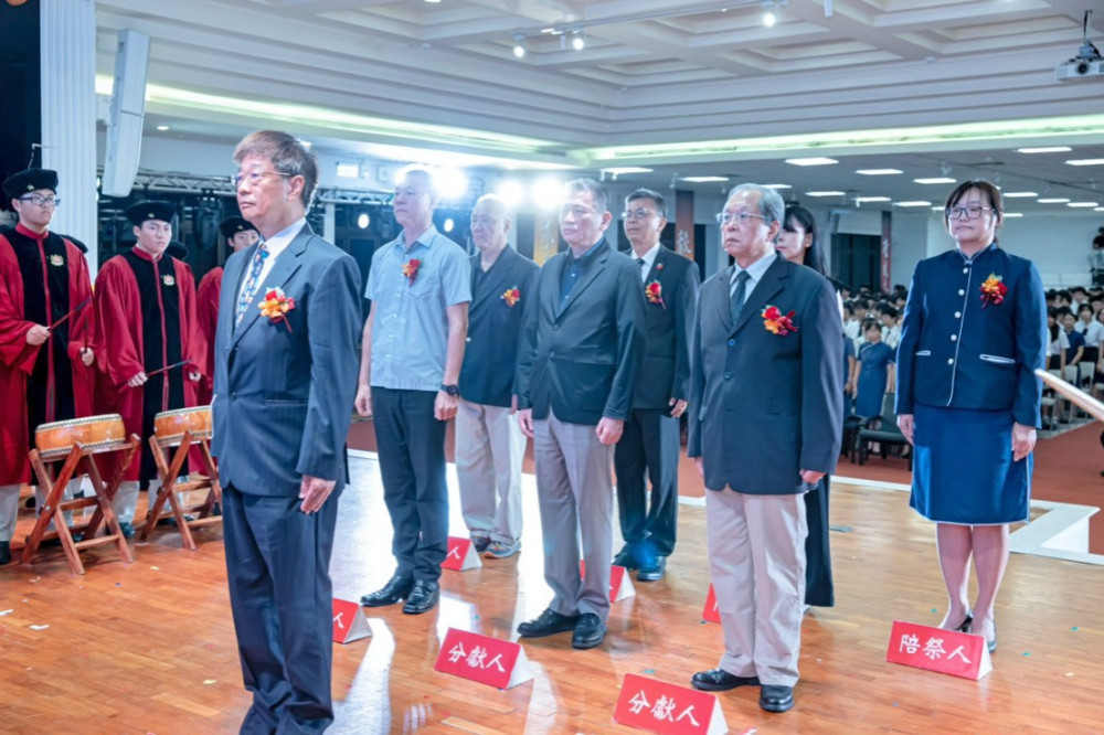 55年如一日　新竹忠信學校第56屆祭孔尊師開學禮樂祭弘揚中華文化登場