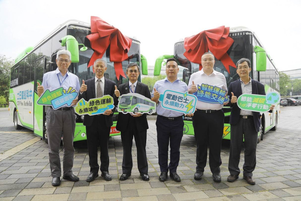 中科巡迴巴士邁入電動化時代　全新電動巴士服務正式啟用