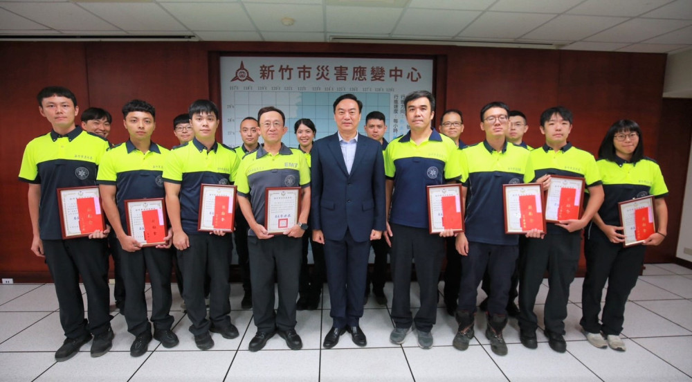 成功搶救OHCA患者　竹市消防局線上指導結合到場急救展現救護專業