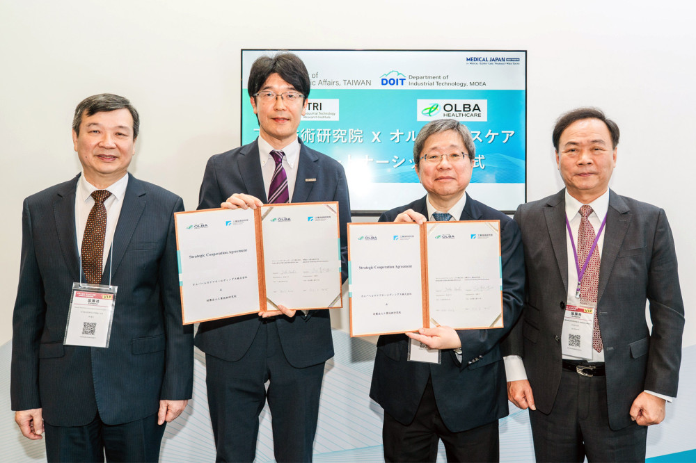 工研院引領10家智慧醫療廠商前進日本　攜手OLBA集團啟動亞太合作