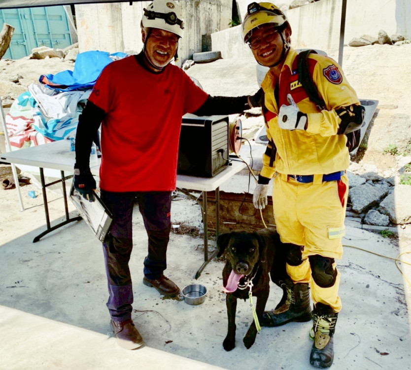 竹市再添國際認證搜救犬！　Brook通過IRO測驗展現城市救援實力