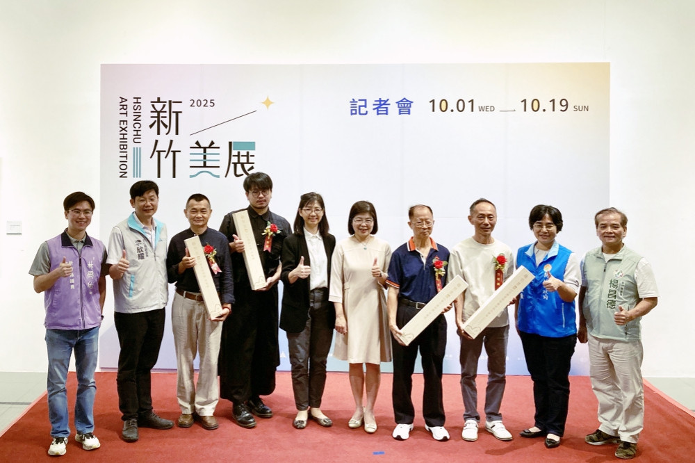 新竹藝術美學盛事　「2025新竹美展」得獎作品展登場展出111件作品