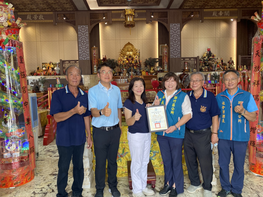 路竹區公所攜手慈善團體發放中秋物資 溫情關懷557戶弱勢家庭