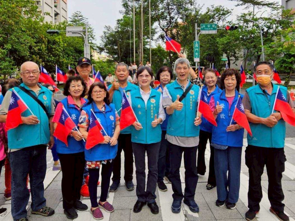 嘉義雙十國慶升旗典禮 榮民眷歡欣迎國家生日