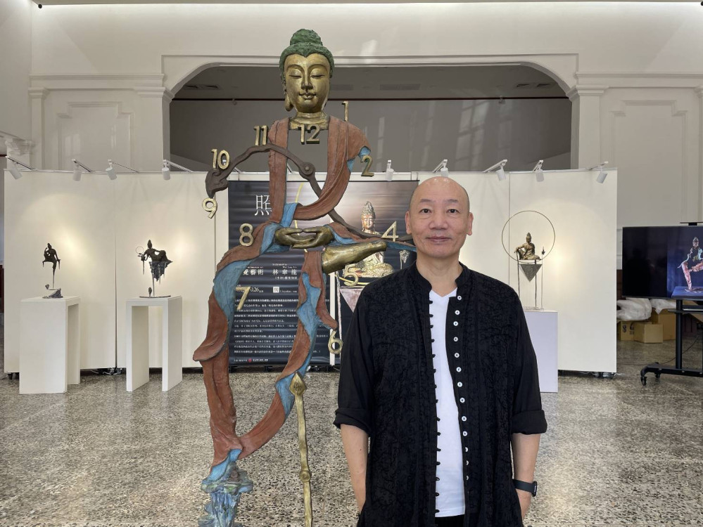 開啟視覺與心靈的雙重感知　林韋龍雕塑展竹美館展出50件精美創作品