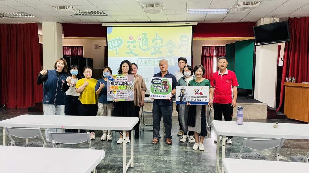 從關廟到北門一路守護！ 南交警社區開講 自摔OUT、隧道安全ON