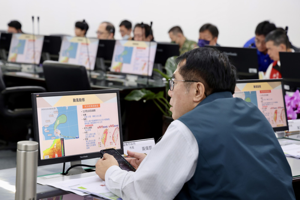 防鳳凰颱風！台南部署抽水機、救生船等設備 黃偉哲呼籲民眾備妥防颱