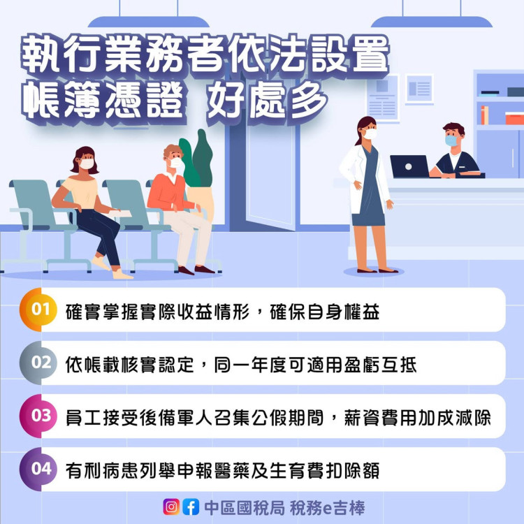 執行業務及其他所得業者依法設置帳簿憑證　竹北國稅局：可據以核實認定所得